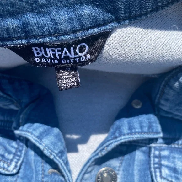 Buffalo David Bitton Blue Denim Jacket - Picture 2 of 2